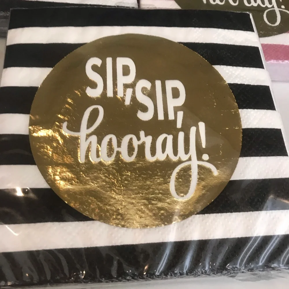 PIER ONE WINE NAPKINS SET OF 3 NEW
